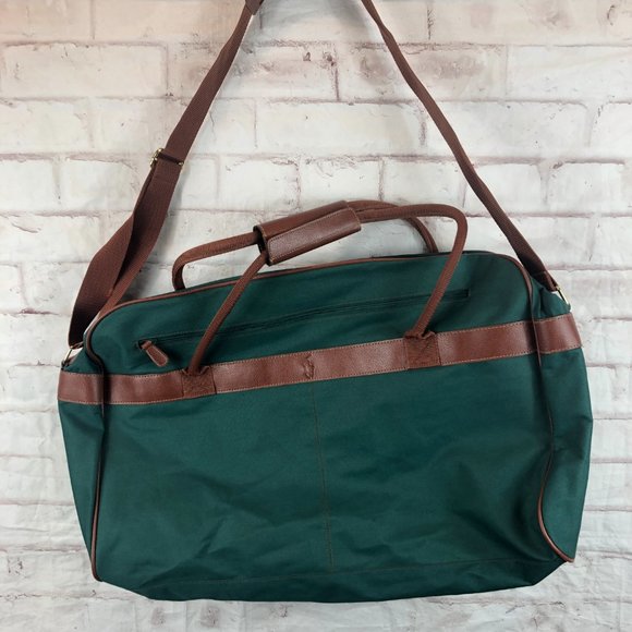 Ralph Lauren Other - VTG Ralph Lauren Green Signature Pony Traveler Canvas Bag